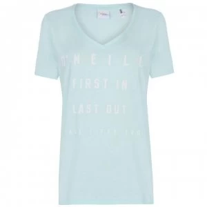 ONeill First In T Shirt Ladies - Water