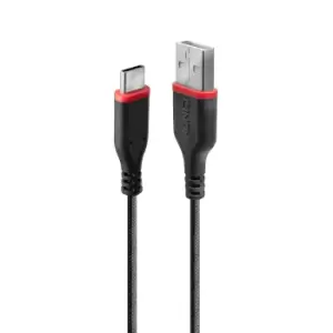 Lindy 2m Reinforced USB Type A to Type C Cable