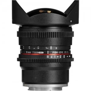 Samyang 8mm T3.8 VDSLR UMC Fish Eye CS II Lens for Sony E Mount Black