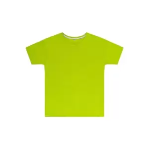 SG Childrens Kids Perfect Print Tee (Pack of 2) (7-8 Years) (Lime)