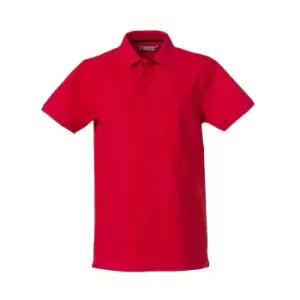 Clique Mens Heavy Premium Polo Shirt (M) (Red)