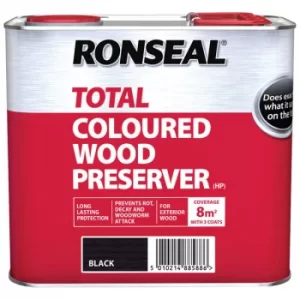 Ronseal 38588 Trade Total Wood Preserver Black 2.5 litre