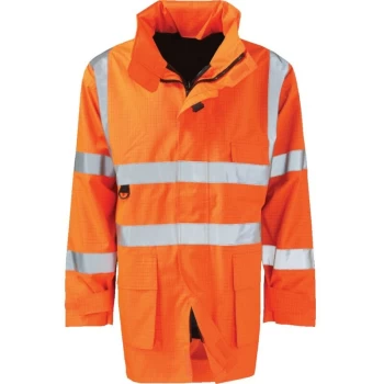 Orbit International - Vesuvius Flame-retardant Large Orange Jacket
