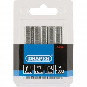 Draper Staples 8mm Pack of 1000