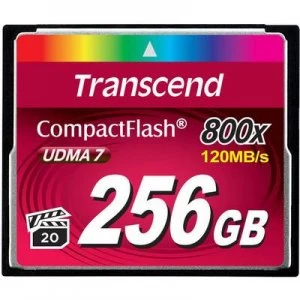 Transcend Premium 800x CompactFlash card 256GB