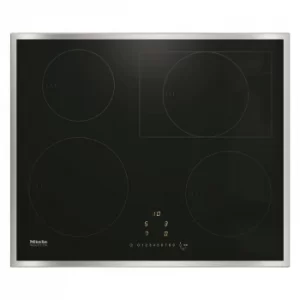 Miele 62cm Touch Control Four Zone Induction Hob with Stainless Steel Frame