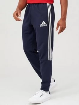 Adidas 3 Stripe Panel Pants - Navy
