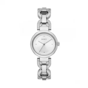 DKNY Eastside Ladies Crystal Set Bracelet Watch