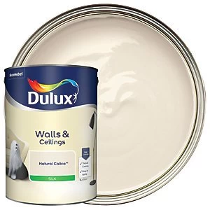 Dulux Walls & Ceilings Natural Calico Silk Emulsion Paint 5L