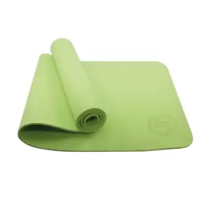 JTL Double Sided Tpe Yoga Mat With Carry Strap Green/Black