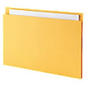 Guildhall Square Cut Folder Yellow 315gsm Manila 100 Pieces