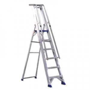 Slingsby Aluminium Step Ladder With Platform 8 Steps 377858