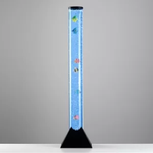 Colour Changing 80cm LED Bubble Tower with 6 Floating Fish