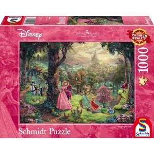 Thomas Kinkade Disney Sleeping Beauty 1000 Piece Jigsaw Puzzle