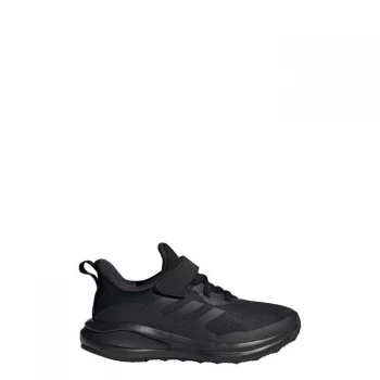 adidas FortaRun Elastic Lace Top Strap Running Shoes Kids - Core Black / Core Black / Core