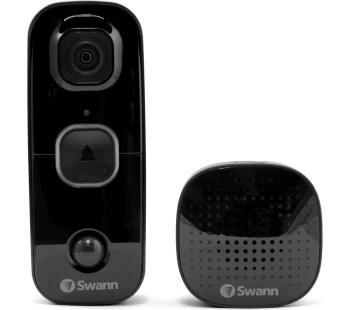 SWANN SwannBuddy SWIFI-BUDDY-GL Smart Full HD Video Doorbell - Black
