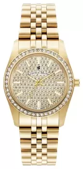 Jacques Du Manoir JWL01102 Inspiration Glamour 34mm Gold Watch
