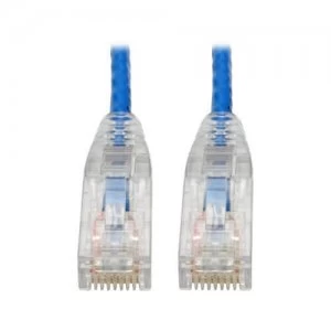 Tripp Lite Cat6 Gigabit Snagless Slim UTP Ethernet Patch Cable RJ45 Bl