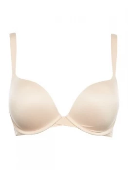 Spanx Pillow Cup Signature Push Up Plunge Bra Nude