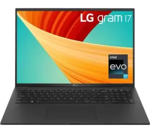 LG gram 17Z90R 17" Laptop - Intel Core i7, 1TB SSD, Black