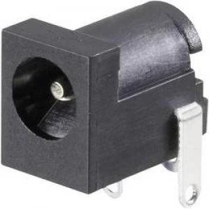 Low power connector Socket horizontal mount 6.3mm 2 mm