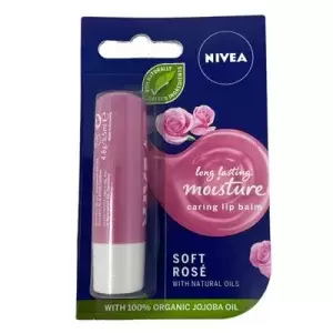 Nivea Soft Rose Lip Balm 4.8g - wilko