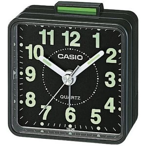 Casio TQ140-1 Beep Alarm Clock Black