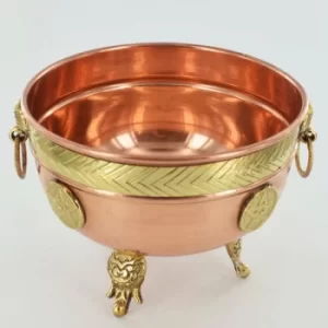 Copper Bowl with Pentagram 13x10cm