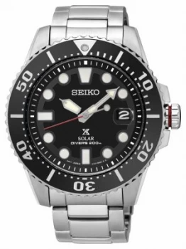 Seiko Prospex Solar Diver's Metal Bracelet Black Watch