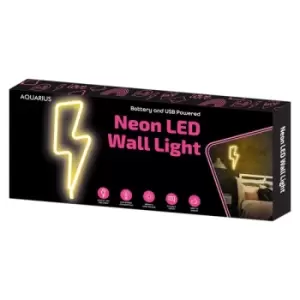 Aquarius Neon Light 30X16cm - Lightning Bolt