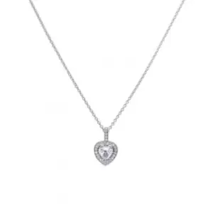 Diamonfire Silver White Zirconia Heart Pendant P4616