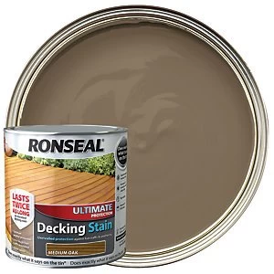 Ronseal Ultimate Protection Decking Stain - Medium Oak 2.5L