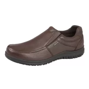 IMAC Mens Grain Leather Shoes (8 UK) (Brown)