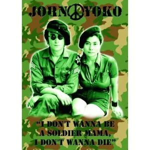 John Lennon - John & Yoko Postcard