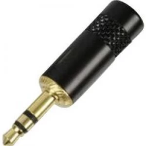 3.5mm audio jack Plug straight Number of pins 3 Stereo Black Rean AV NYS 231 B