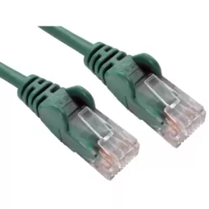 Cables Direct 0.5m Economy 10/100 Networking Cable - Green