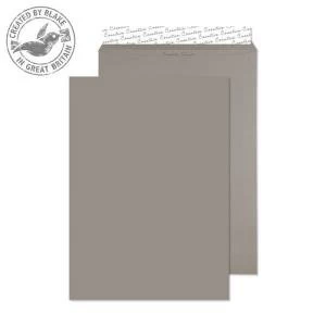 Blake Creative Colour C4 120gm2 Peel and Seal Pocket Envelopes Storm