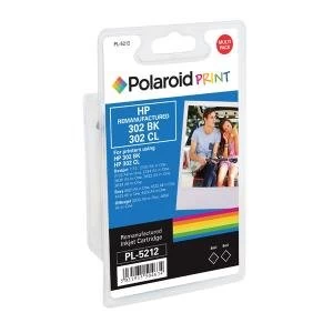 Polaroid HP 302 Black and Tri Colour Ink Cartridges
