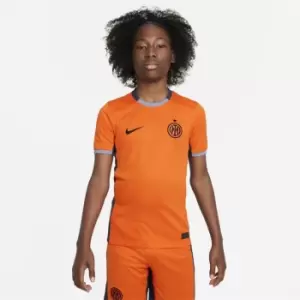 Nike Inter Milan Third Shirt 2023 2024 Juniors - Orange