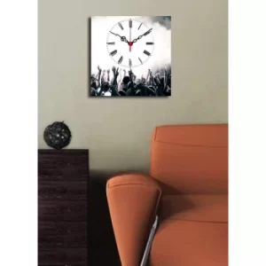 2828CS-1 Multicolor Decorative Canvas Wall Clock