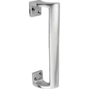 Eclipse Oval Grip Aluminium Pull Handle 225mm in Silver