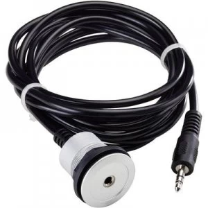 Schlegel Jack Audiophono Cable 1x Jack plug 3.5mm 1x Jack socket 3.5mm 2m Black