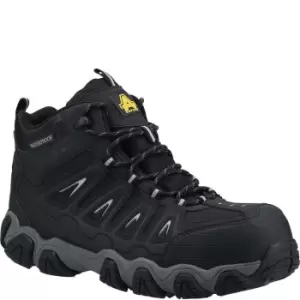 Amblers Mens AS801 Waterproof Leather Safety Boots (6 UK) (Black)