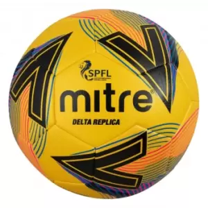 Mitre Delta Spfl Replica Football (3, Yellow/Black/Blue)