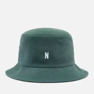 Norse Projects Mens Twill Bucket Hat - Dartmouth Green