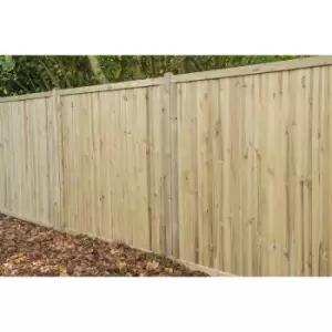 Forest Garden Decibel Noise Reduction Fence Panel 6' x 6' (3 Pack) in Natural Timber