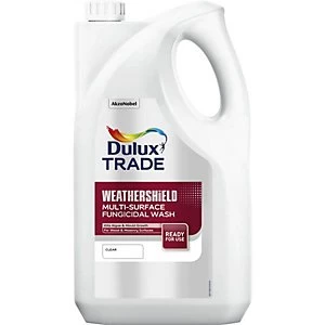 Dulux Trade Weathershield Multi Surface Fungicidal Wash - 5L