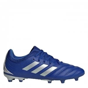 adidas Copa 20.3 Junior FG Football Boots - Blue/MetSilver