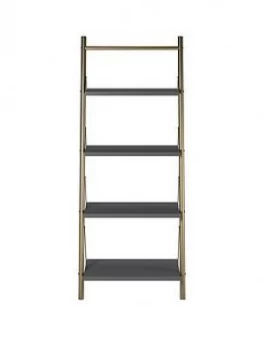 Cosmoliving Nova Ladder Bookcase - Graphite Grey