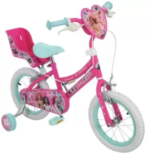 Barbie 14" Wheel Size Kids Beginner Bike